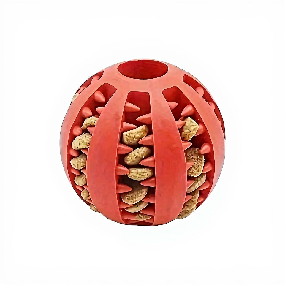 The Chew Ball That Cleans Teeth & Feeds Treats